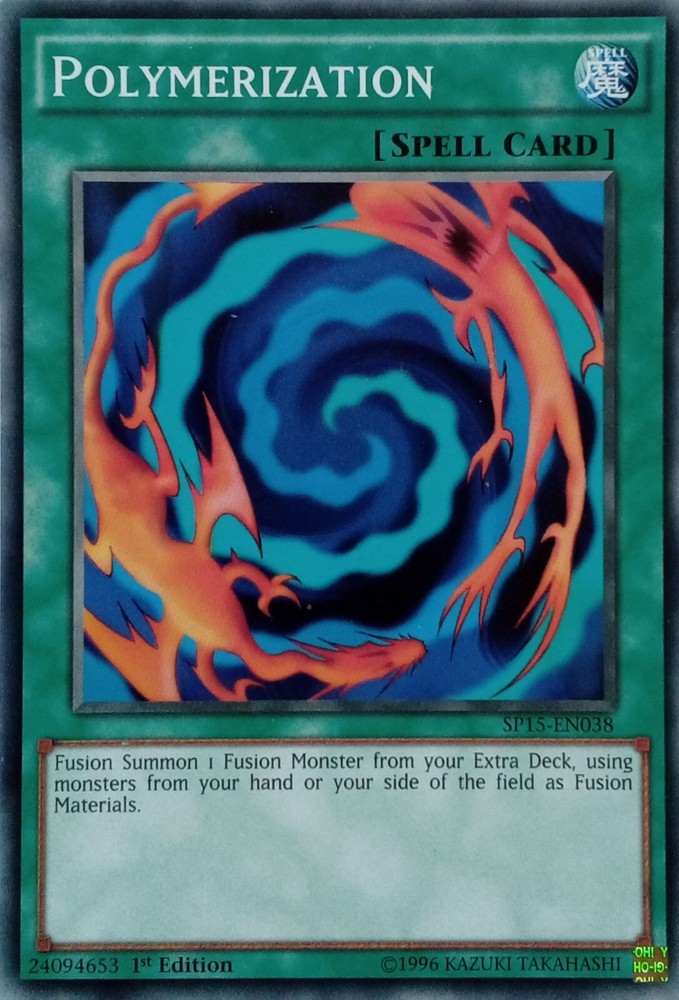 SP15-EN038 Polymerization Common 1st Edition Yugioh Trading Card