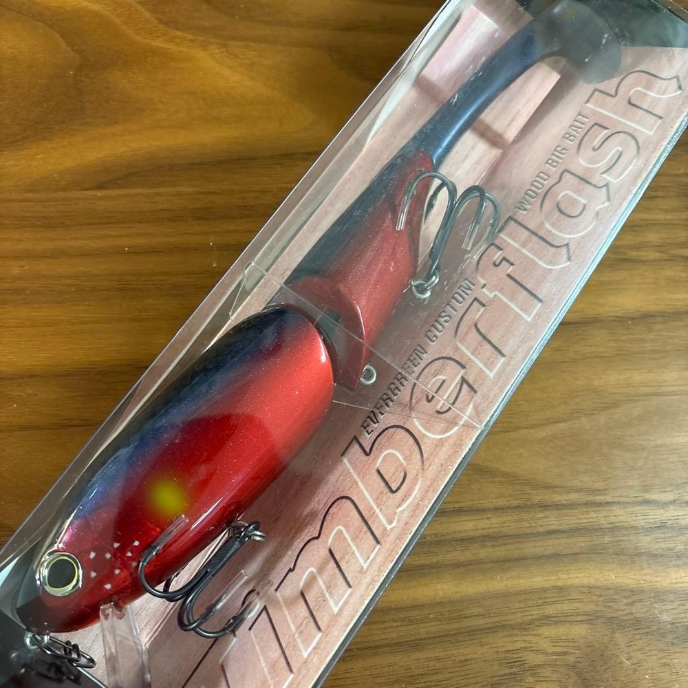 Evergreen Timber Flash Big Bite Red Hard Lure Fishing Bait New