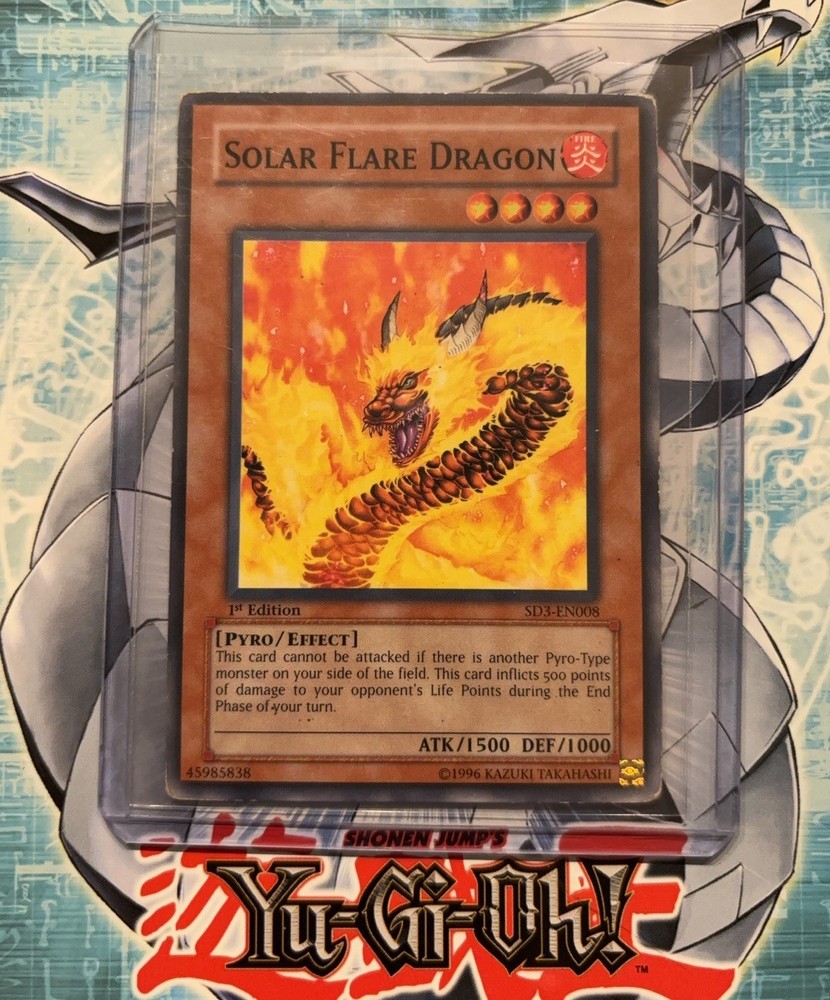 Solar Flare Dragon SD3-EN008 1st Ed & Inferno IOC-019 Pyro Lot | LP