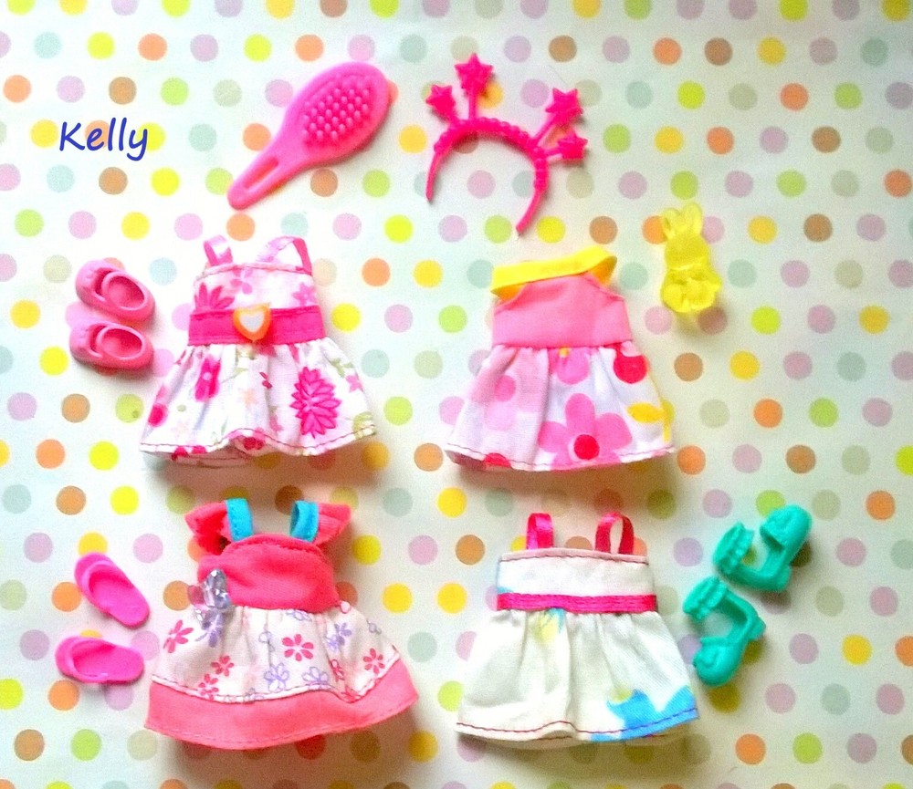 Kelly doll clothes dresses fashion and shoes lot#2B
