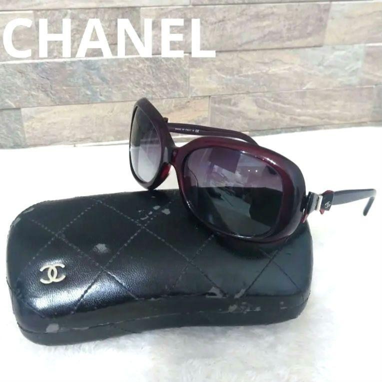 Chanel Coco Mark Side Ribbon Sunglasses 58mm Unused with Case
