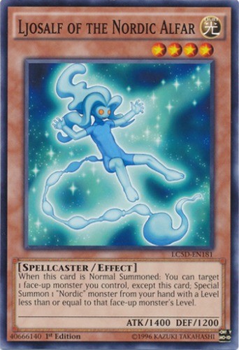 Ljosalf of the Nordic Alfar LC5D-EN181 Common 1st Edition Moderately Played