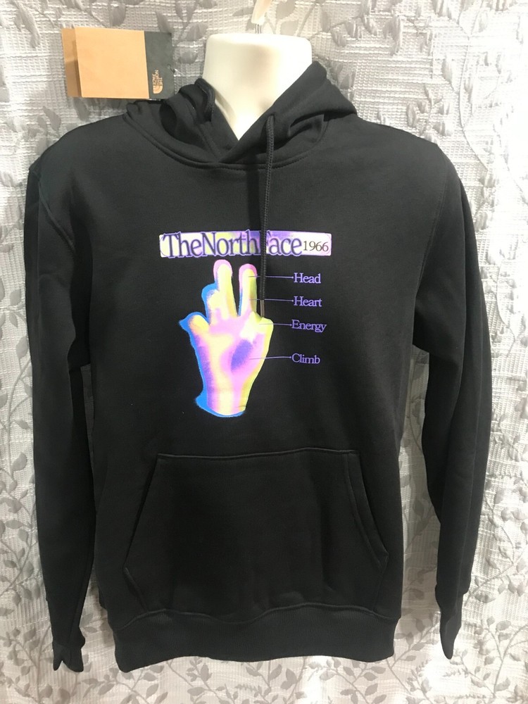 The North Face Men's Medium Black Outdoors Together Hoodie Sweatshirt New With Tags