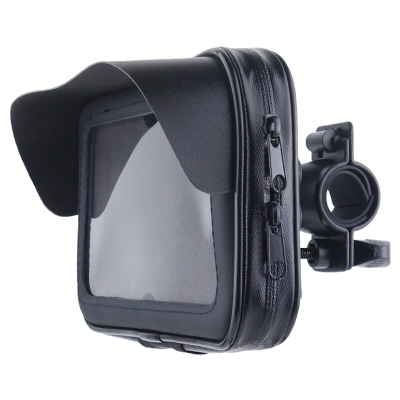 Motorcycle Handlebar Phone Holder with Sunvisor Scooters Mount Holder for Phone