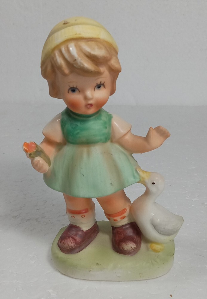 Norleans Vtg Hand Painted Ceramic Figure  Made In Japan