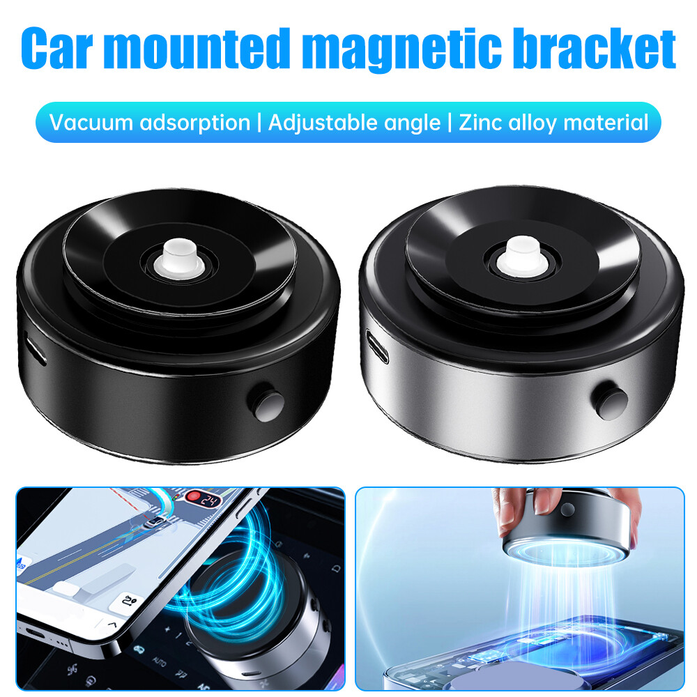 Magnetic Car Phone Mount with Strong Electric Suction Cup Holder