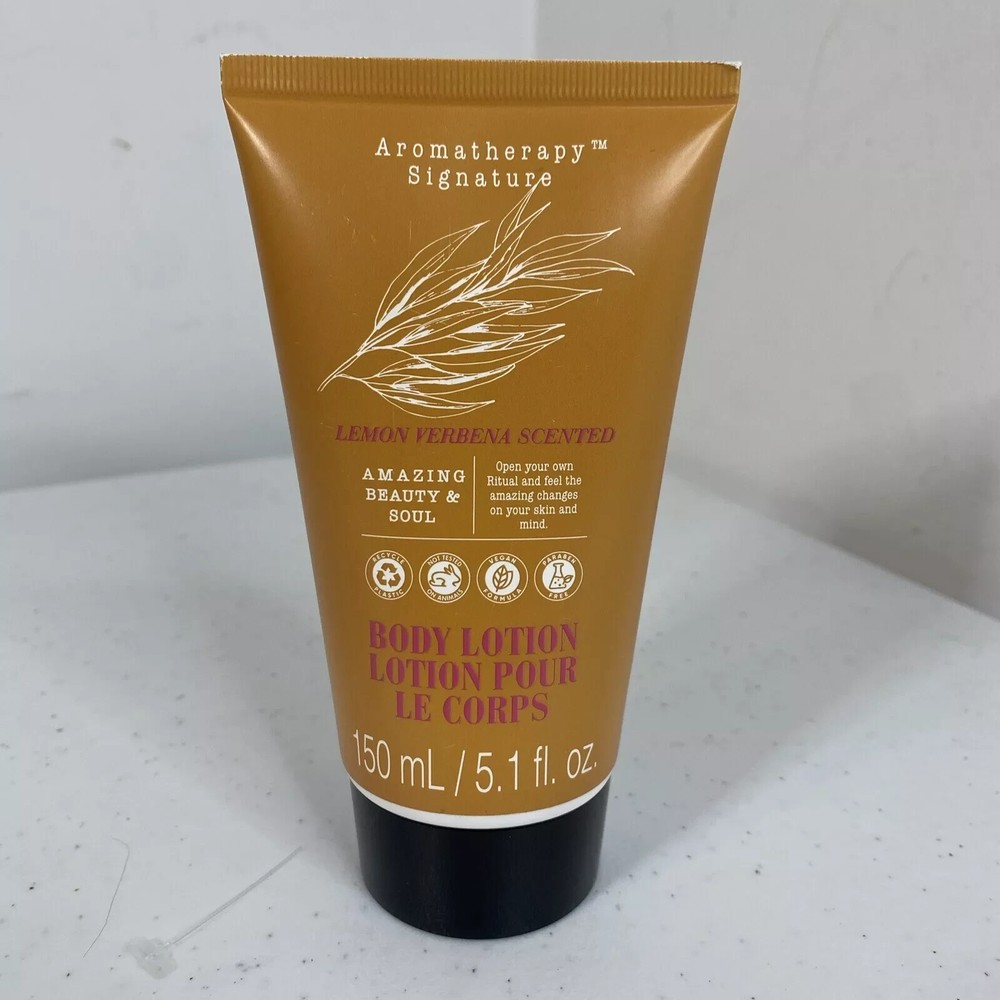 Lemon Verbena Aromatherapy Body Lotion 150ml 5.1 Fl Oz Fresh Scent-image