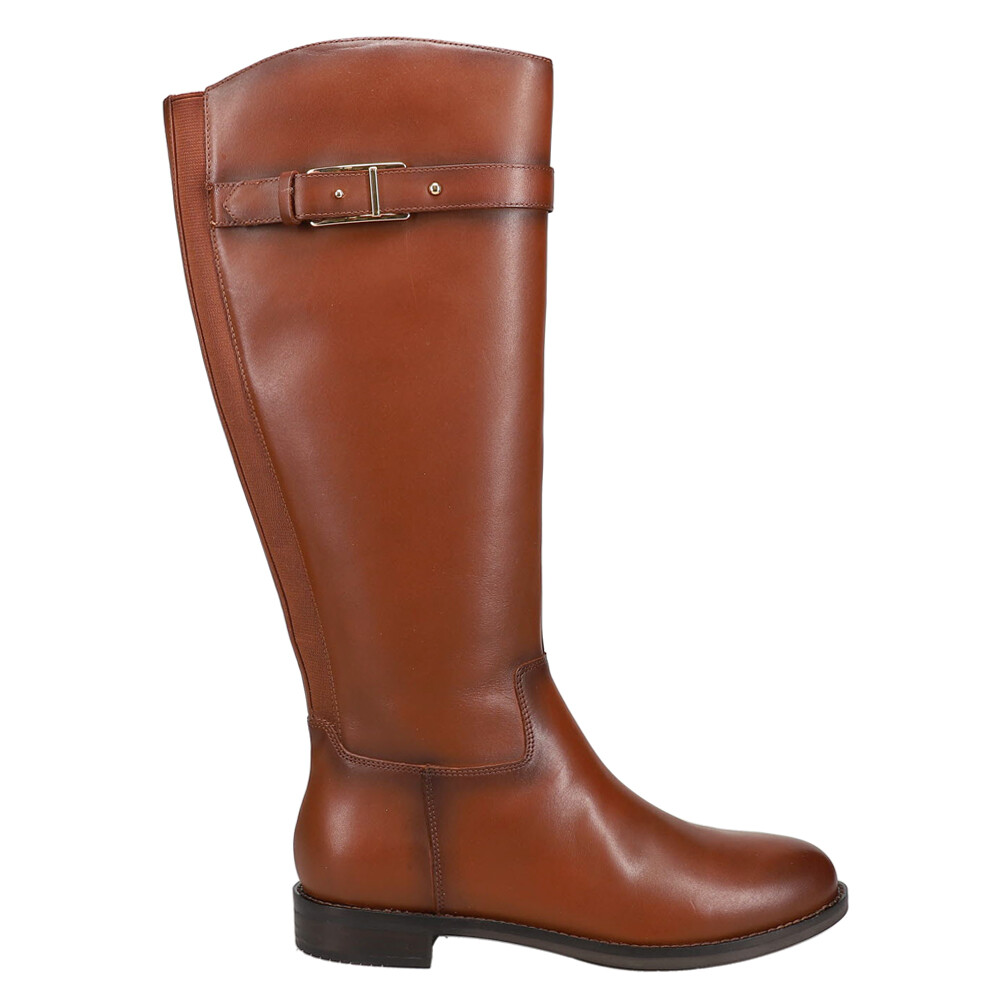 Easy Spirit Aubrey Zippered Riding  Womens Brown Casual Boots E-AUBREY-210