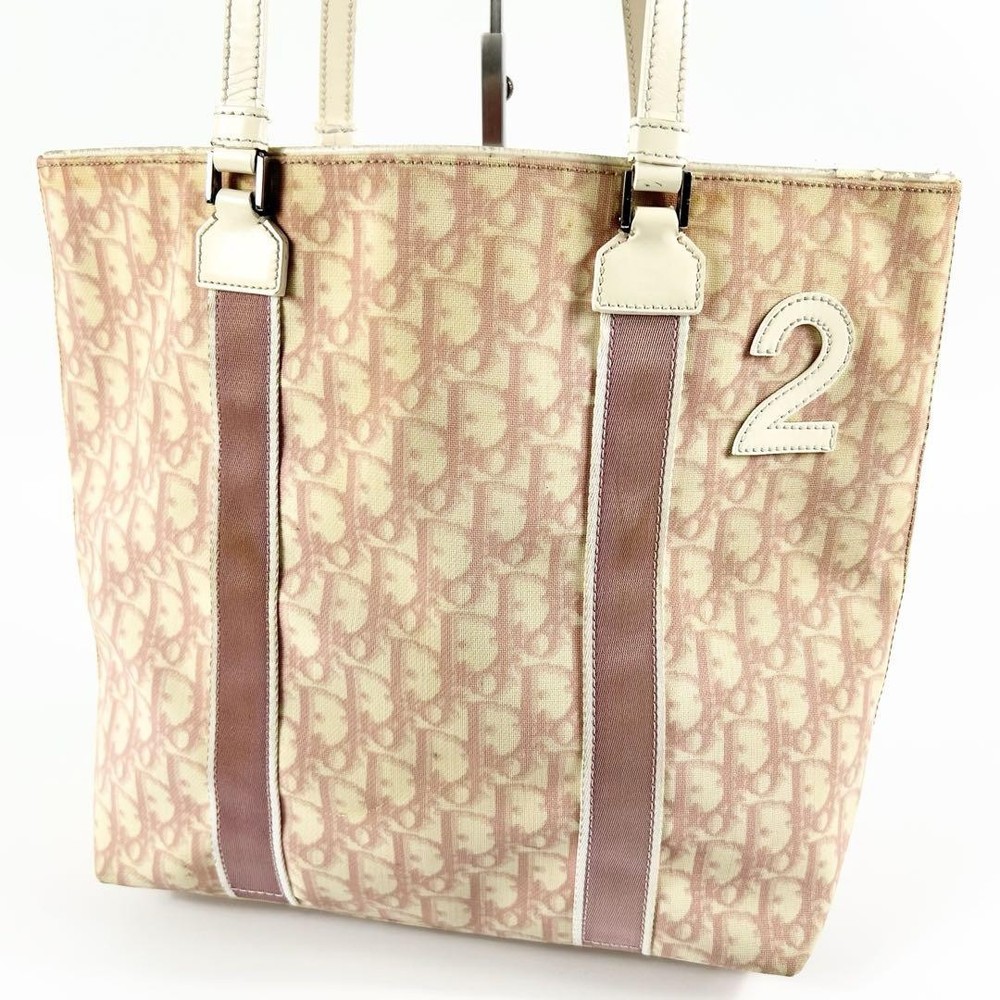 Dior Tote Bag Trotter Vintage Logo Unused