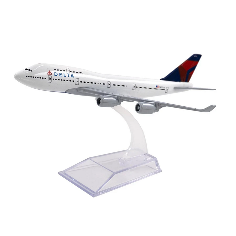 1/400 16cm Delta B747 Aleación Avión Modelo Diecast Avión Colección Regalo
