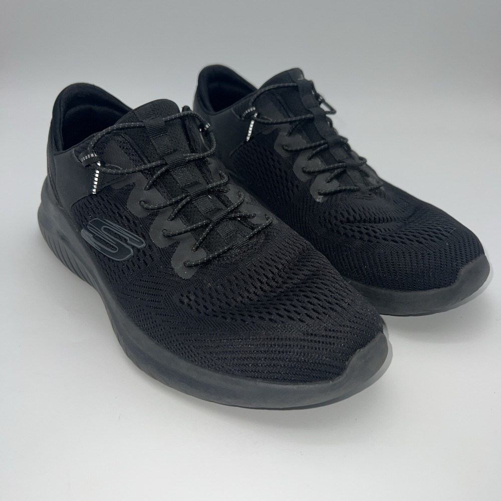 Skechers Mens Ultra Flex 2.0 56290 Black Running Shoes Sneakers Size 11