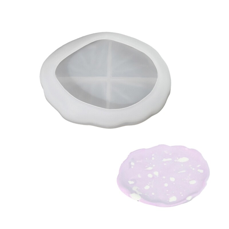 Leaf-Shaped Silicone Resin Tray Mold for Epoxy Jewelry Making
