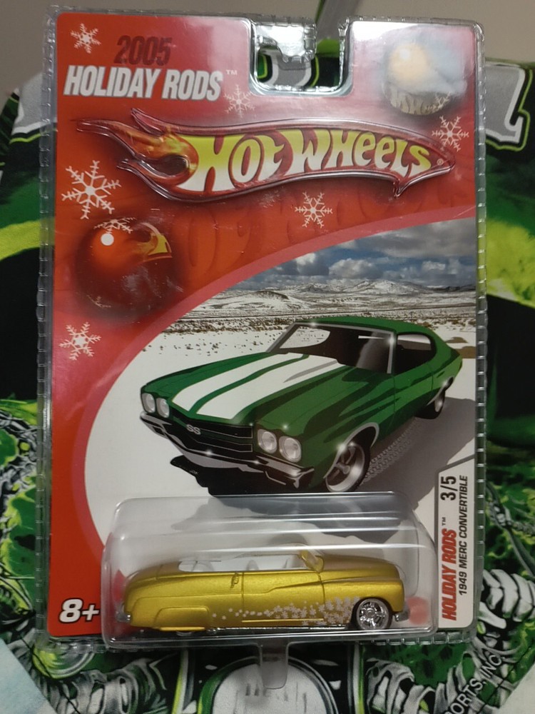 2005 Vintage Hot🔥Wheels/ Holiday Rods ( LE 3/5) '49 Merc Convertible In Gold-RR