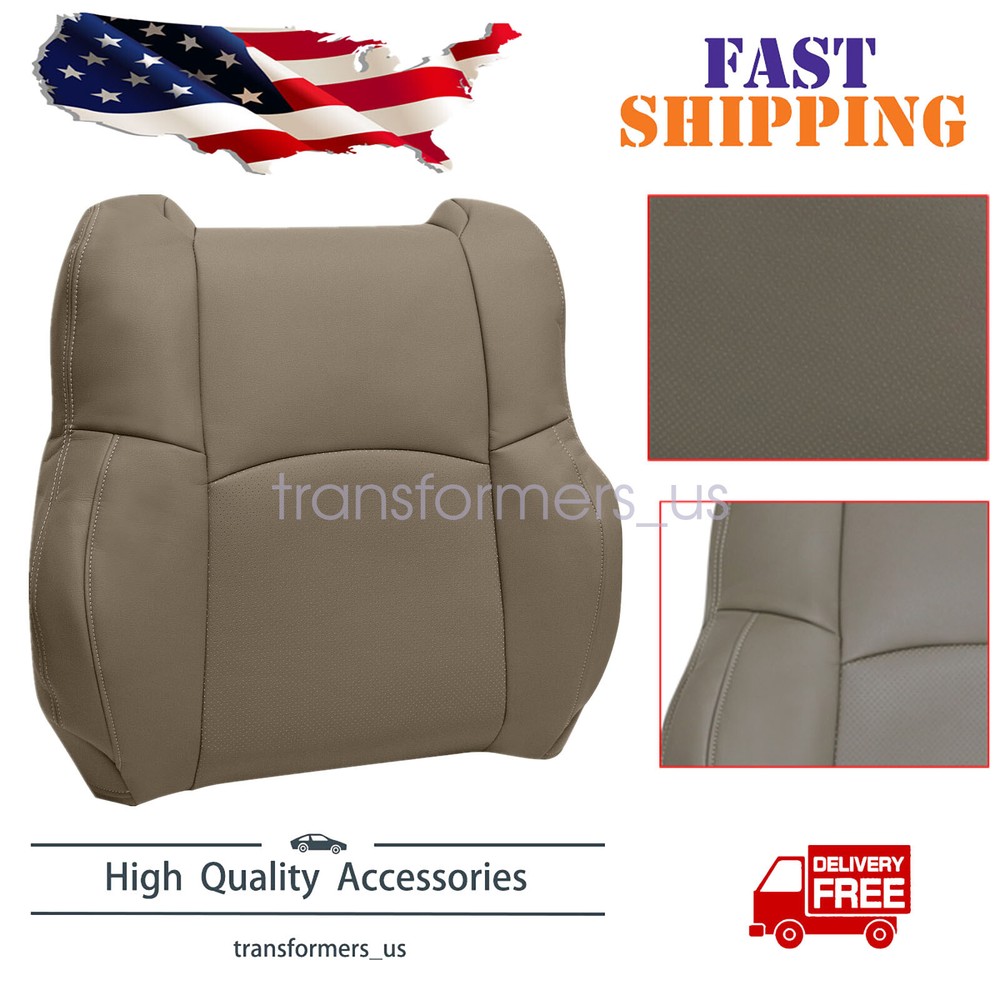 For Dodge Ram 1500 2500 Laramie 2013-2018 Driver Top Perf Leather Seat Cover Tan