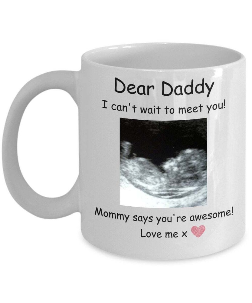 Personalized Pregnancy Gift For Daddy Coffee Mug From Baby Bump Gift For Dad