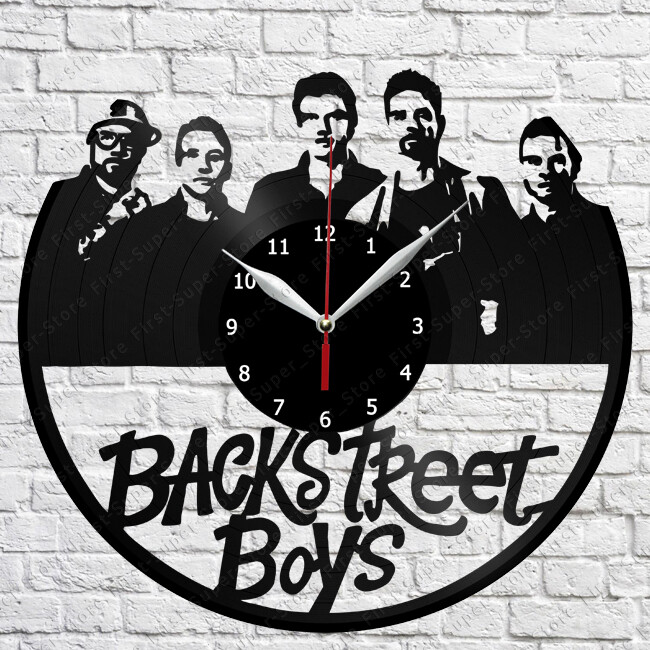 Backstreet Boys Vinyl Clock Record Wall Clock Decor Fan Art Home 2778
