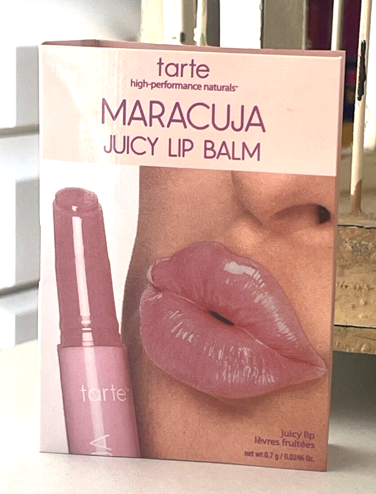 Tarte Maracuja Juicy Lip Balm Trio in Rose Mini Travel Size 0.7g Each