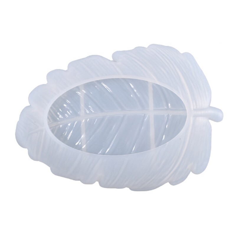 Silicone Resin Leaf Storage Tray Mold Glossy Finish