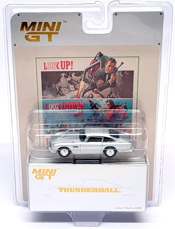 TSM 1/64 Scale MGT00901-007E - Aston Martin DB5 Bond 007 Thunderball - Silver