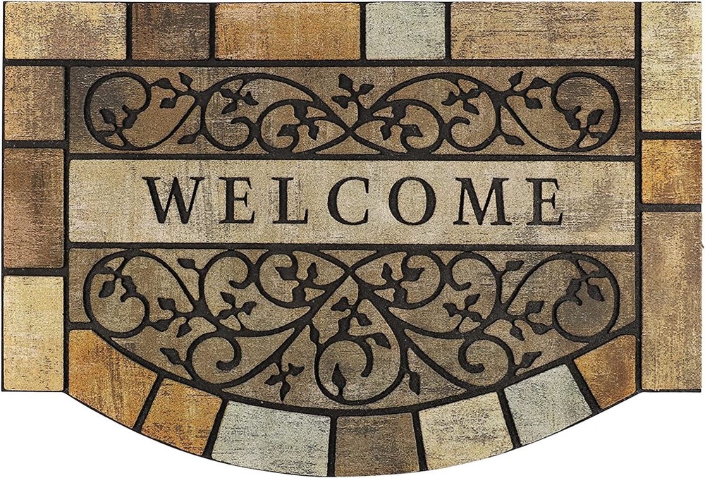 Durable 24x36 Heavy-Duty Large Outdoor Welcome Mat for Front Door