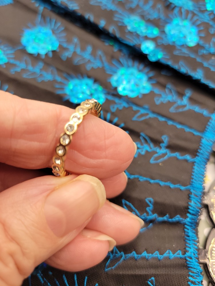 Ann taylor Crystal Ring Set SIZE 7