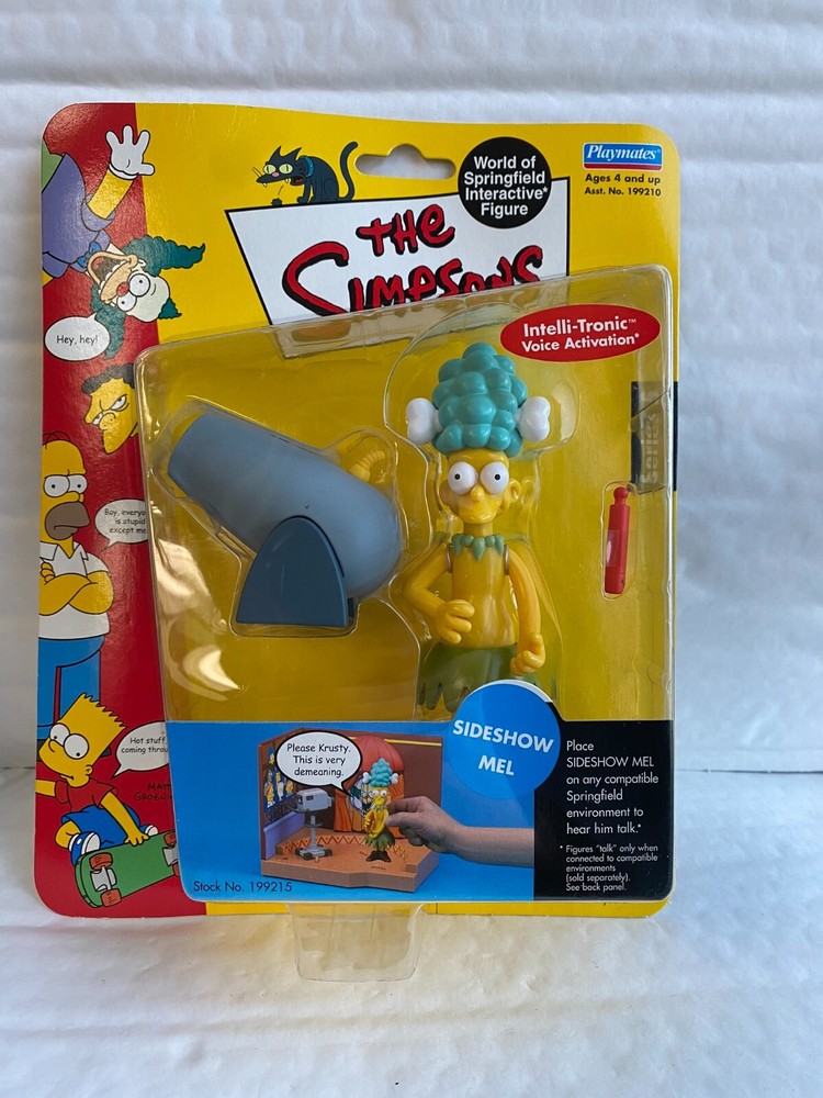 BNIB Playmates Interactive The Simpsons Series 5 Sideshow Mel Action Figure WOS