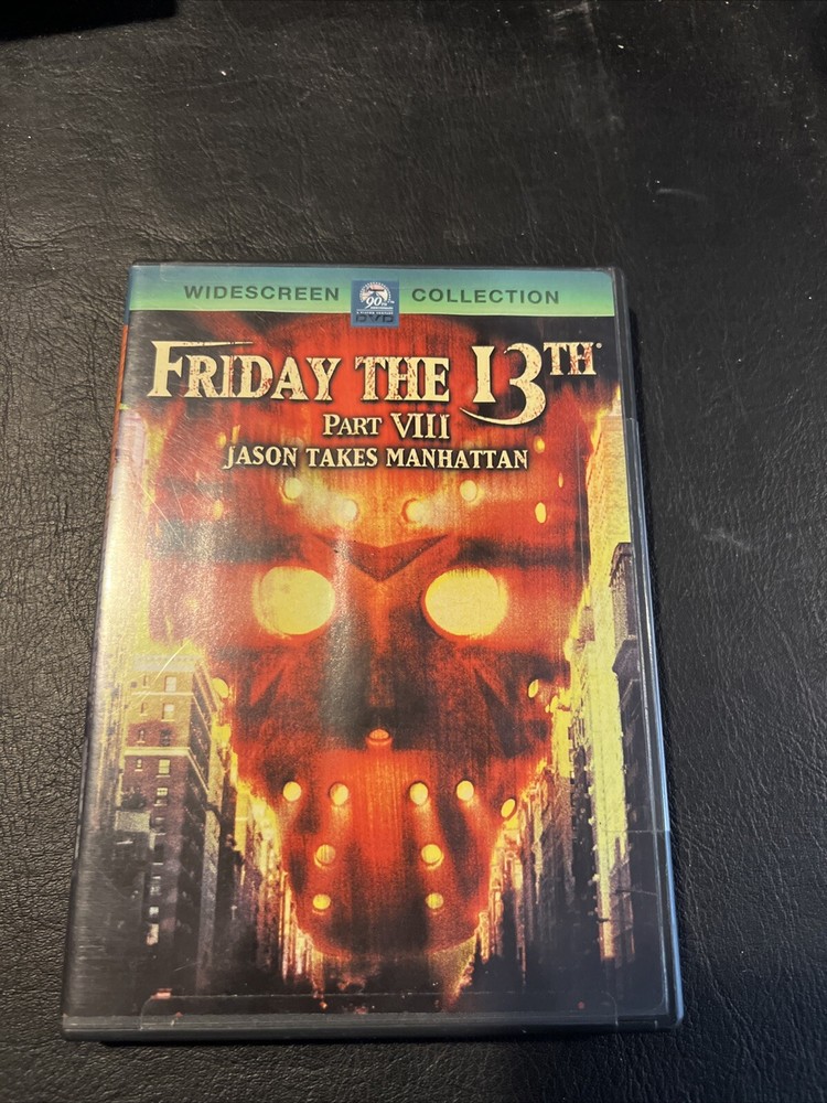 Friday the 13th 8-Jason Takes Manhattan (DVD, 1989) Rare