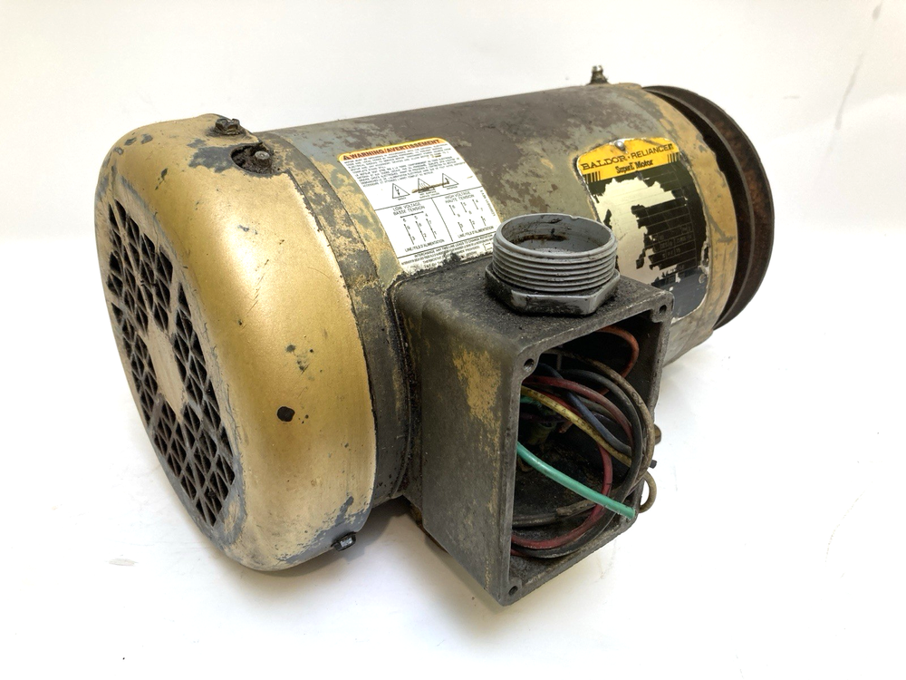 Baldor Reliance EM3558T 2HP 1760RPM 60HZ 145T 3528M TEFC F1 USED FAST SHIP!