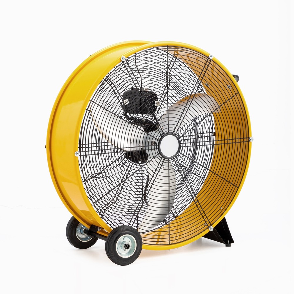 24'' Home Industrial High Velocity Metal Drum Fan 9500 CFM Powerful 3 Speeds