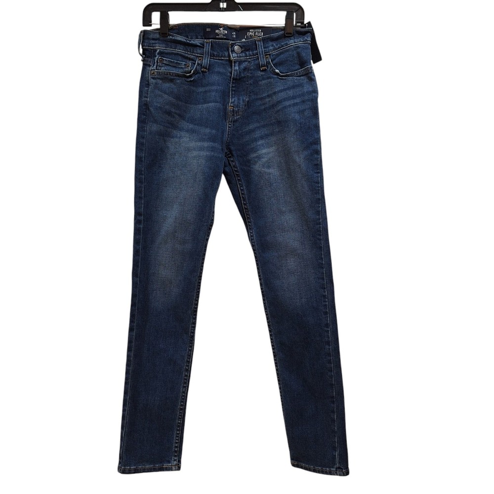 Hollister Epic Flex Medium Wash Skinny Jeans Men's Size 26
