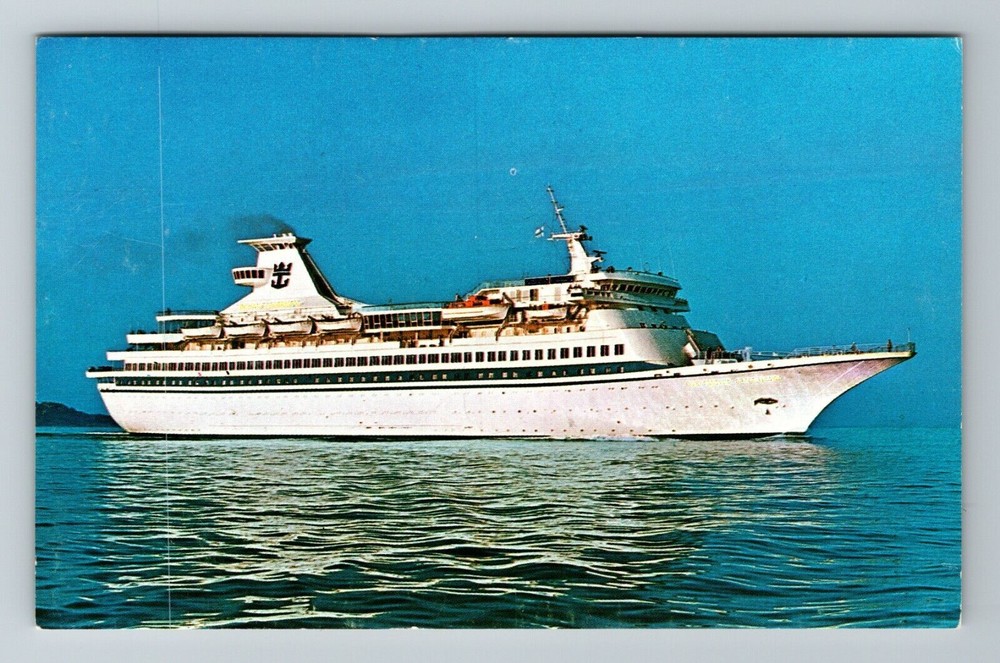 Ships -Royal Caribbean Cruise Line Ships, Antique Vintage Souvenir Postcard