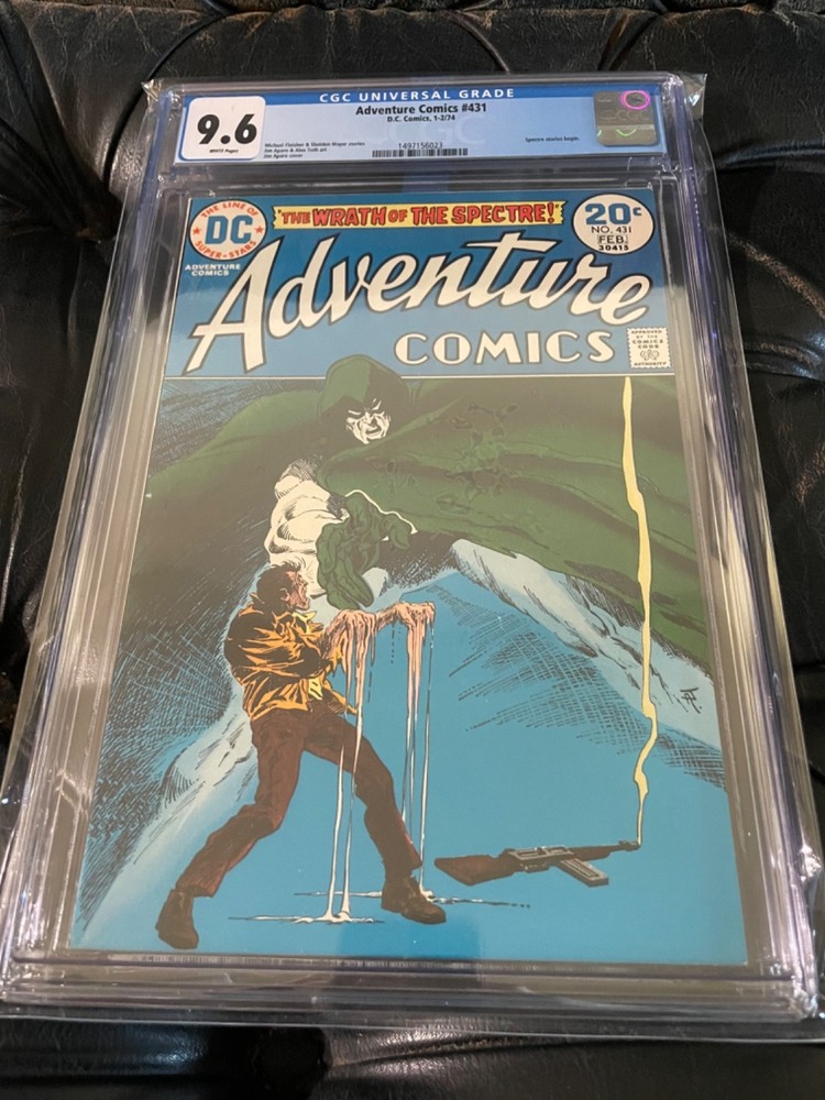 Adventure Comics #431 CGC 9.6 WHITE PAGES Spectre key DC horror comics