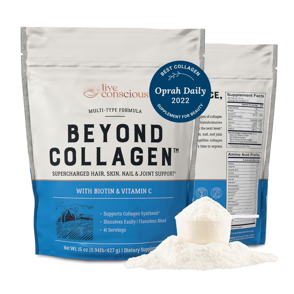 Beyond Collagen Multi Collagen Powder for Women w/Types I, II, III, V & X - K...