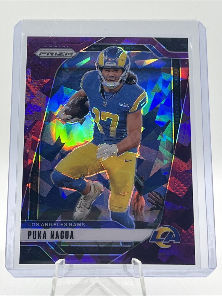 2024 Panini Prizm PUKA NACUA #168 Purple Ice /225 LA Rams