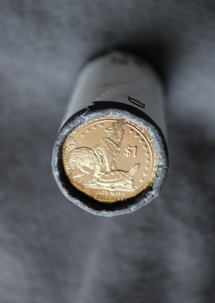 2013 D Mint Wrapped Roll Of Native American Dollar Coins. FREE SHIP