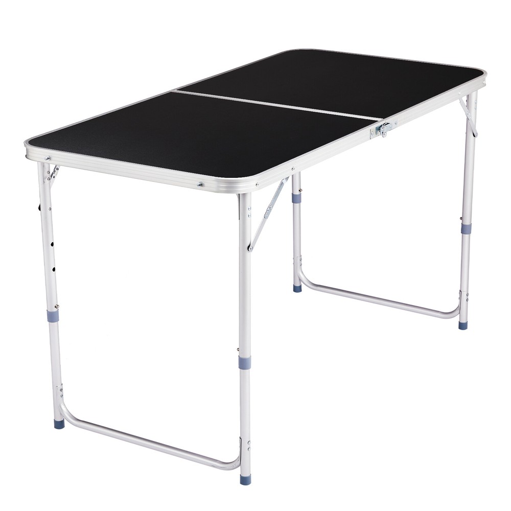 Sale 4Ft Portable Multipurpose Folding Table Black New----