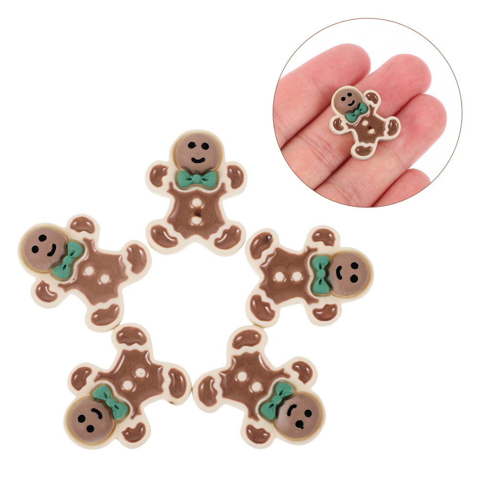 40 Pcs Gingerbread Man Accessories Christmas Cookie Cutters Garland