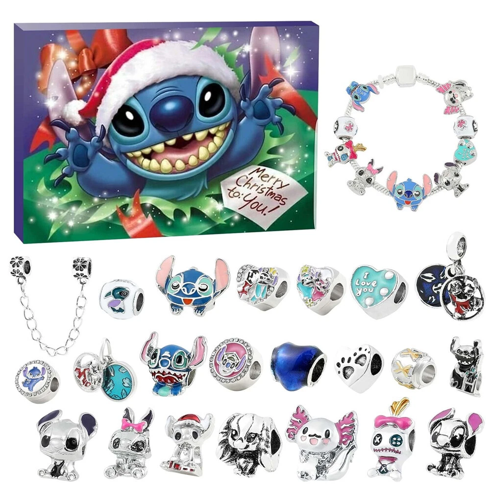 2024 Lilo & Stitch Bracelet Christmas Advent Calendar Countdown Xmas Kids Gift
