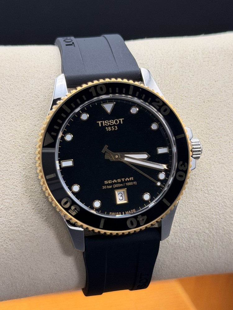 TISSOT SEASTAR 1000 QUARTZ 40MM RUBBER MEN'S WATCH T120.410.27.051.00