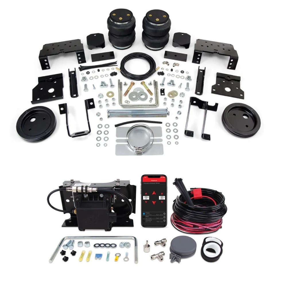 Air Lift LoadLifter Air Springs & WirelessAir Compressor for Ford F250 F350 F450