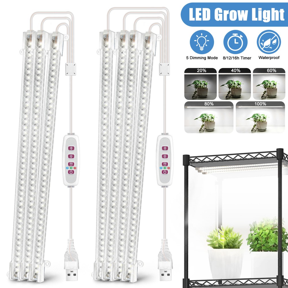 Full Spectrum LED Plant Grow Light Strip Growing Sun Lamp for Indoor Hydroponics