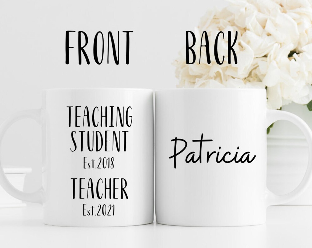 Personlized Teacher Coffee Mug Personalized Teacher Gift New Teacher Gift Idea