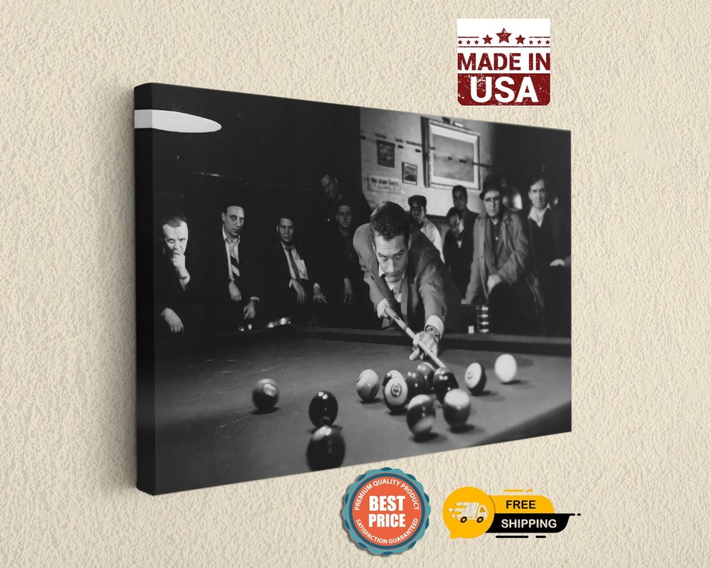 Paul Newman Hustler - Movie Photography Art - Canvas Wall Decor