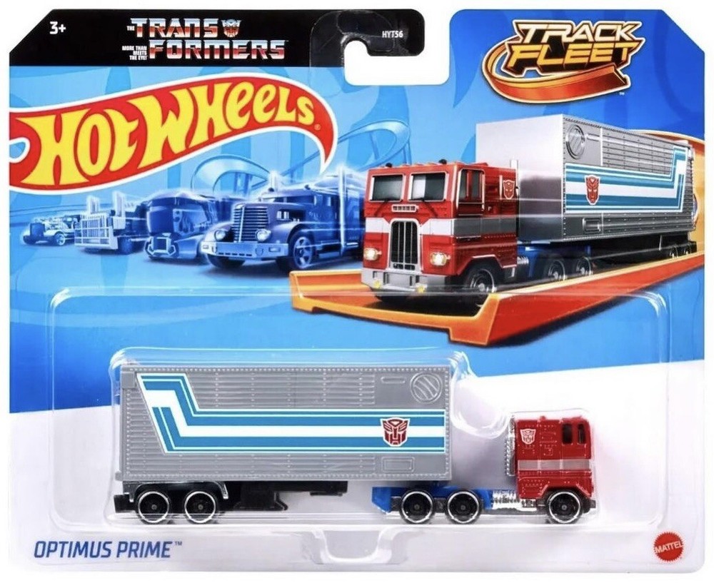 HOT WHEELS TRANSFORMERS OPTIMUS PRIME TRACK FLEET