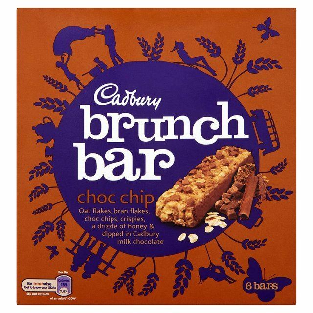Cadbury Brunch Bar Chocolate Chip - 6 x 35g