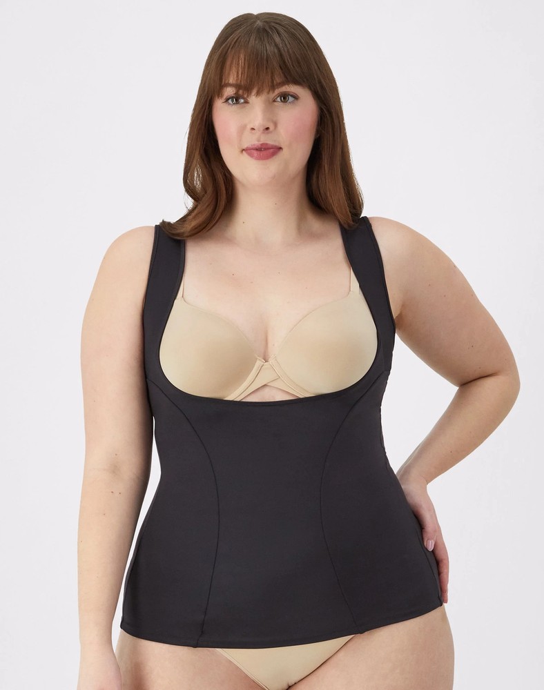 Flexees Dream Shapewear Torsette Wear Your Own Bra Maidenform Body Firm Control