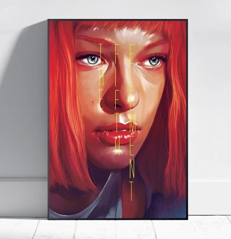 The Fifth Element Poster, Le cinquième élément Wall Art, Rolled Canvas