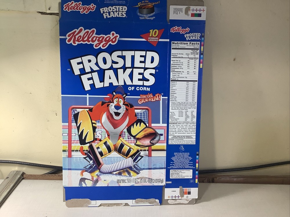 Frosted Flakes EMPTY Cereal Box