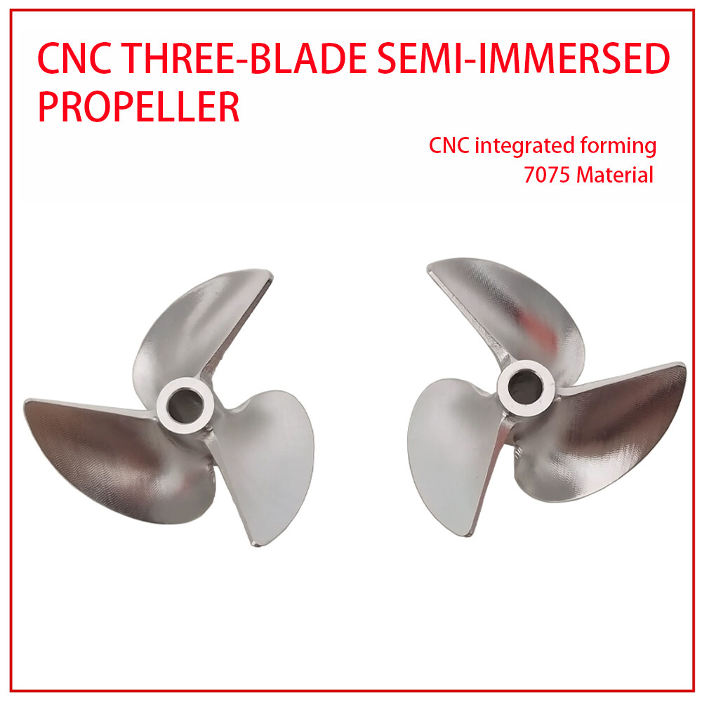 RC Boat L/R Hand Propeller CNC 4.76mm 3/16