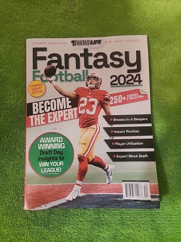 2024 Fantasy Football Life Magazine Issue 44 Guide & Tips